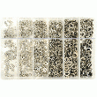 COFFRET DE 1150 RONDELLES ÉVENTAIL DIN 6798 ET RESSORT DIN 127 INOX A2