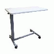 TABLE DE LIT ROULANTE À RÉGLAGE EN HAUTEUR ASSISTÉ (BLANC)