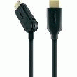 CÂBLE PLAT HDMI BELKIN HIGH SPEED COUDÉ 3D AVEC ETHERNET ET CONTACTS PLAQUÉS OR 2 M F3Y024BF2M