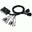 COMMUTATEUR KMV ATEN 2 PORTS USB/DVI CS682-AT