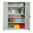 ARMOIRE MÉTALLIQUE ZERMATT GRAND VOLUME H.2000 X L.1300 X P.650 AVEC 5 NIVEAUX DE RANGEMENT