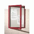 Vitrine Bleue 4 Feuilles Pour Exterieur - 50X70Cm