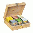COFFRET EN BOIS THÉS LIPTON  -
