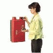 COLLECTEUR DE PILES USAGÉES FIXATION MURALE 10 L.
