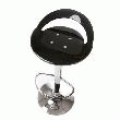 TABOURET DE BAR DESIGN ZOOM NOIR