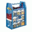 COFFRET PLASTIQUE À OUTILS BLEU TOPBOX 18 TIROIRS