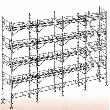 LOT ÉCHAFAUDAGE AERIS 45 - 130 M² - STRUCTURE AVEC LISSES + PLANCHERS - ALTRAD