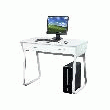 BUREAU INFORMATIQUE GLOSSY BLANC USINE BUREAU