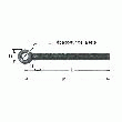CHAPE MÂLE STANDARD FILETAGE M8 : LEVAC
