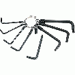 JEU DE 8 CLÉS COUDÉES MÂLES TORX SUR MONTURE