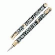 STYLO PLUME SEMAPHORE GRIS INES DE LA FRESSANGE -