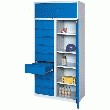 ARMOIRE COMBINÉE 9 TIROIRS+1 PORTE L945 X P500 X H1950 MM. ARMOIRE COMBINÉE 9 TIROIRS+1 PORTE L945 X P500 X H1950 MM.