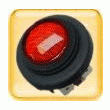 BOUTON POUSSOIR ROND SIGNAL LUX- SéRIE LR - IP40 OU 65