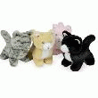 CHAT DEBOUT 4 COLORIS 22CM  CHAT DEBOUT MIEL