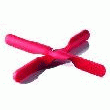 DESSOUS DE PLAT ROUGE DESIGN