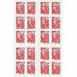CARNET DE 20 TIMBRES POSTAUX -