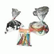 100 LIENS - APLI AGIPA - PLASTIQUE ARMÉ - COLORIS ASSORTIS