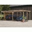 KARIBU CARPORT DOUBLE ECO 1 - TOITURE INCLUSE