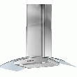 BROAN - HOTTE DECORATIVE MURALE 90CM DIVA HD7388VI (HD 7388 VI) VERRE/INOX
