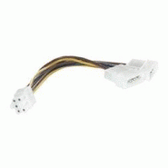 DÉDOUBLEUR D'ALIMENTATION POUR CARTE VIDÉO PCI-EXPRESS 6 BROCHES - 15 CM (MC607)