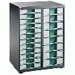 LOT DE 24 TIROIRS CLEN HAUTEUR 2,6 CM BLEU