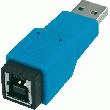 ADAPTATEUR CONRAD USB 3.0 FICHE MÂLE A/ FICHE FEMELLE B