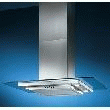 BROAN - HOTTE DECORATIVE ILOT 90CM MULTIPLAT HI150VI (HI 150 VI) VERRE/INOX