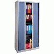 ARMOIRE HAUTE À RIDEAUX DÉMONTABLES UNION 180 X 90 CM NOIR-ANTHRACITE