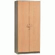 basik armoire haute + 2 portes L80xH180 hêtre / alu 4 tablettes basik armoire haute + 2 portes L80xH180 hêtre / alu 4 tablettes