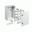 CHASSIS MODULAIRE POUR COFFRET ARGENTA 2 RANGÉES 16 MODULES RÉF:GN302520 DIM. 300X250X200MN