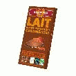 ALTER ÉCO CHOCOLAT LAIT ÉCLAT D'AMANDES CARAMÉLISÉES 100 G CHOCOLAT