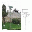 LAMPADAIRE SOLAIRE DOUBLE LAMPE            REF : ET 1105