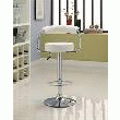 TABOURET - LOT DE 2 TABOURETS DE BAR 'CHARLY' BLANCS