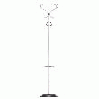 PORTE-MANTEAUX ACIER ÉPOXY NOIR ET GRIS PERROQUET 6 PATÈRES