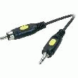 ADAPTATEUR RCA/JACK 3,5 MM, CÂBLE DE 1,5 M