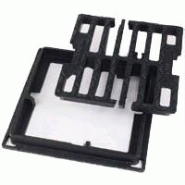 GRILLE DE CANIVEAU PLATE à CADRE CARRé - SQUADRA 350