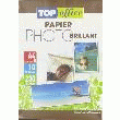 10 FEUILLES PAPIER PHOTO - TOP OFFICE - A4 - 230G