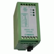 CONVERTISSEUR RS232 / FIBRES OPTIQUES