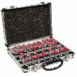 MECABOIS - COFFRET ALUMINIUM DE 30 FRAISES QUEUE DE 8MM