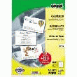100 CARTES DE VISITE - SIGEL - COINS CARRÉS - 225G/M² - 85 X 55 MM