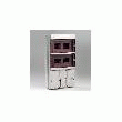 MODULES RAIL DIN 1X26(2X13) AVEC VOLET TRANSPARENT 550X290X295MN AVEC 4 CACHES 66X83MN ET 3 CACHES 80X96MN
