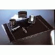 SET DE BUREAU 4 PIÈCES ELYANE EN SIMILI CUIR NOIR