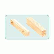 CHEVRONS - BOIS BRUT