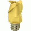 TÊTES DE PERÇAGE ET RAINURAGE À 3 DENTS, ANGLE D'HÉLICE 45° TÊTES DE PERÇAGE ET RAINURAGE À 3 DENTS, ANGLE D'HÉLICE 45°