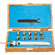 COFFRETS DE MANDRINS À PINCES ER AVEC ÉCROU MINIATURE, QUEUE CYLINDRIQUE