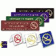PLAQUE DE SIGNALISATION NON-FUMEUR PVC