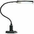 LAMPE FLUO L:500MM NOIRE SUR SOCLE.