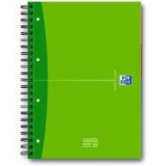 CAHIER COUVERTURE REMBORDÉE - OXFORD - EUROPEAN BOOK - PETITS CARREAUX - A4+ - 240 PAGES
