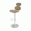 CHAISE DE BAR TAUPE GALET GABRIELLE TABOURET DE BAR
