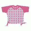 I PLAY T-SHIRT ANTI UV FILLE À CARREAUX 0-3 ANS VÊTEMENTS ENFANTS ANTI UV